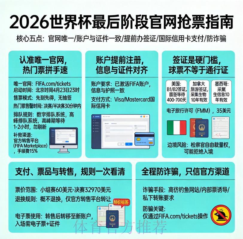 2026世界杯官方购票注册平台网址推荐指南 2026世界杯官方购票注册平台网址推荐指南